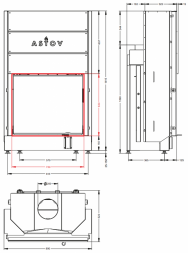 Каминная топка Астов ПС 7363