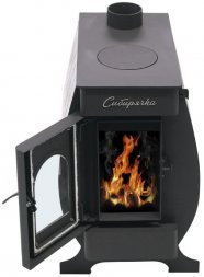 Печь воздухогрейная НМК Сибирячка 12 кВт. Кожух из нержавеющей стали