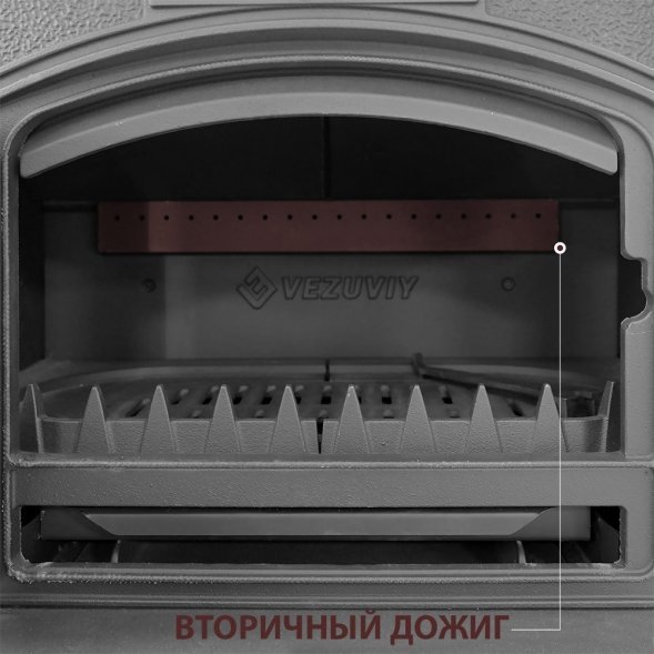 Печь-камин Везувий KZ-14 S &quot;Антрацит&quot;