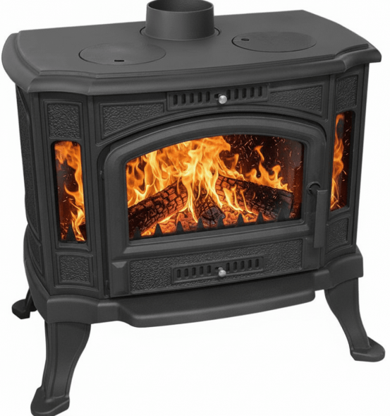 Печь-камин Везувий KZ-14 S &quot;Антрацит&quot;