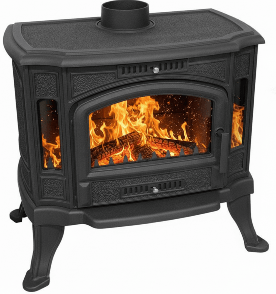 Печь-камин Везувий KZ-14 &quot;Антрацит&quot;