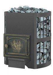 Дровяная печь для бани Везувий Оптимум Стандарт 14 (ДТ-3) без выносного тоннеля