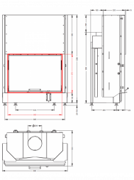 Каминная топка Астов ПС 8057