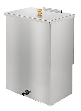 Бак нерж. навесной 40л (AISI 439) для печи Сенсация 22 «АКВА»