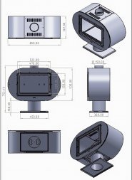 Печь-камин Eysen Sahara