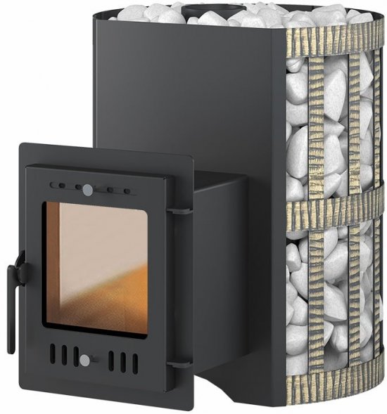 Дровяная печь для бани Везувий Скиф Ковка 16 (210) &quot;М&quot;