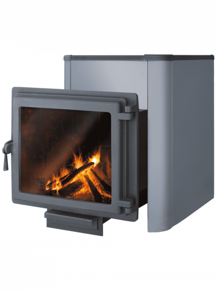 Дровяная печь для бани Etna «Кратер» 18 (Панорама)