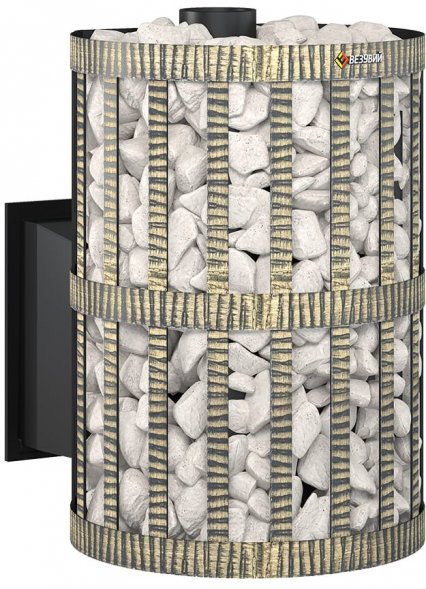 Дровяная печь для бани Везувий Скиф Ковка 22 (210) 2022