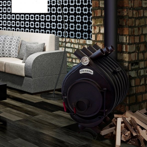 Печь отопительная НМК Сибирь БВ-120