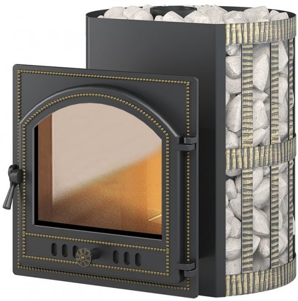 Дровяная печь для бани Везувий Скиф Ковка 16 (205) 2022