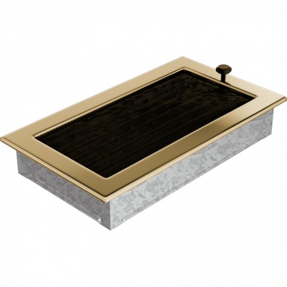 Вентиляционная решетка Kratki позолота с жалюзи