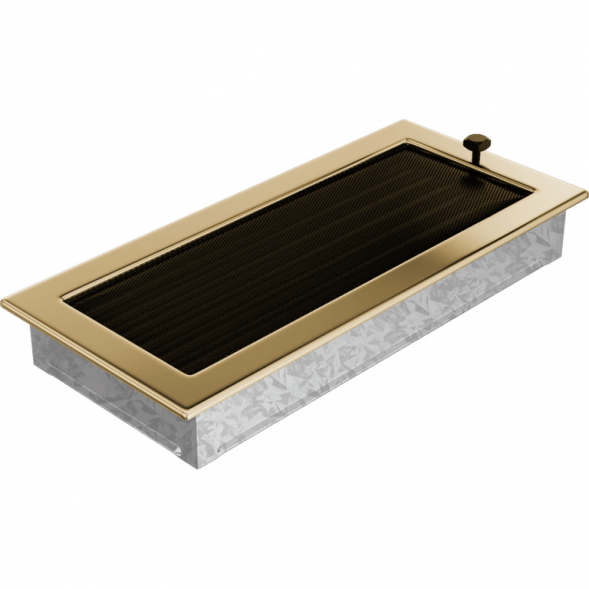 Вентиляционная решетка Kratki позолота с жалюзи