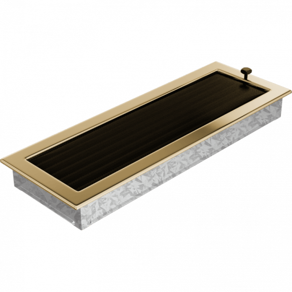 Вентиляционная решетка Kratki позолота с жалюзи