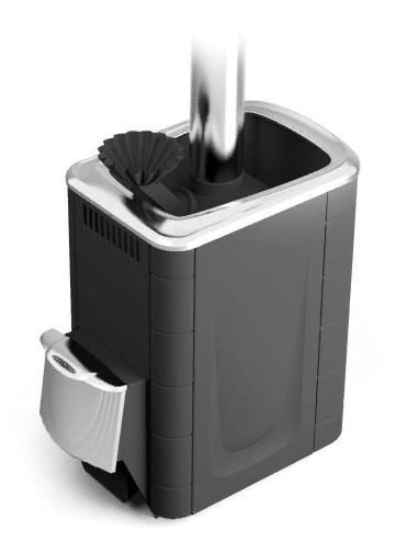 Банная печь TMF Гейзер 2014 Inox ДА КТК ЗК антрацит