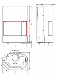 Каминная топка Астов ПП 8857