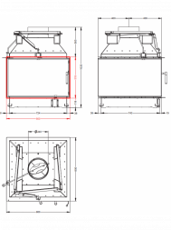 Каминная топка Астов П4С 800