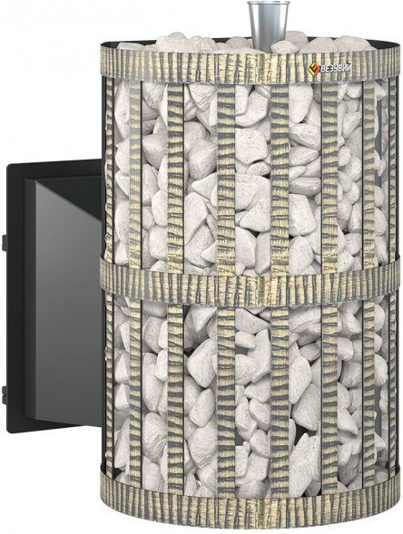 Дровяная печь для бани Везувий Скиф Ковка 28 (205) Парогенератор 2022