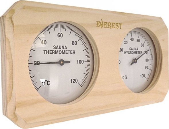 Термогигрометр EVEREST, кедр (TG-10)