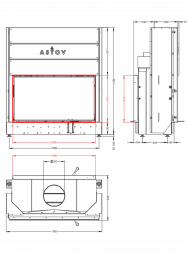 Каминная топка Астов ПТ 10057