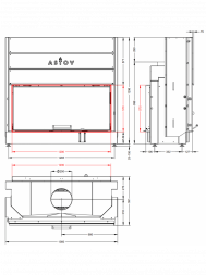 Каминная топка Астов ПТ 12057