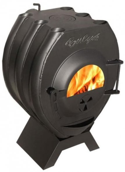 Отопительная печь со стеклом BULYK 100 Березка