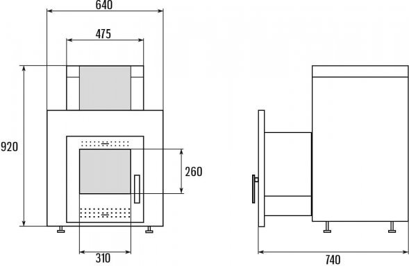 Печь для бани Eysen 240L TOP CLASS