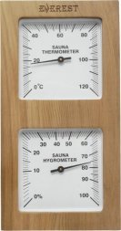 Термогигрометр EVEREST вертикаль, кедр (TG-03 white)