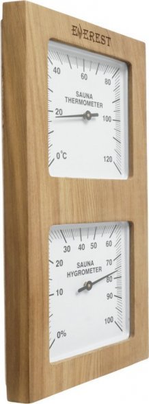 Термогигрометр EVEREST вертикаль, кедр (TG-03 white)