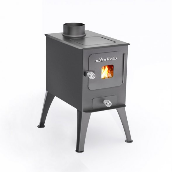 Отопительная печь Ермак Stoker Cадовая 50 (стекло)