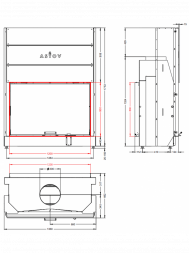 Каминная топка Астов ПТ 12080