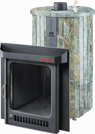 Дровяная печь Ферингер Малютка в ламелях до 18 м³