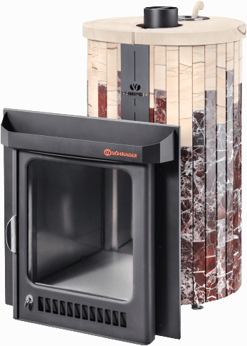 Дровяная печь Ферингер Малютка в ламелях до 18 м³