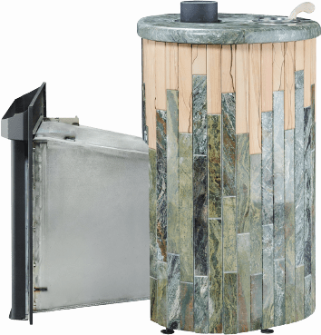 Дровяная печь Ферингер Малютка в ламелях до 18 м³