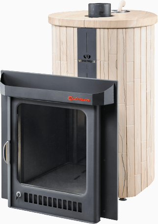 Дровяная печь Ферингер Оптима в ламелях