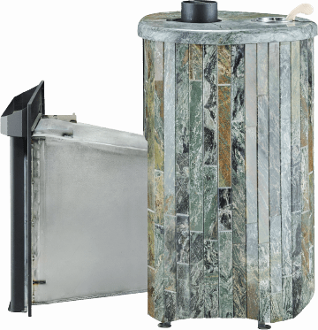 Дровяная печь Ферингер Оптима в ламелях