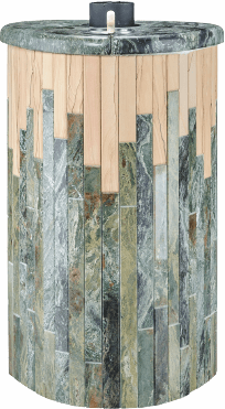 Дровяная печь Ферингер Оптима в ламелях