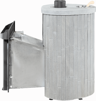 Дровяная печь Ферингер Оптима в ламелях