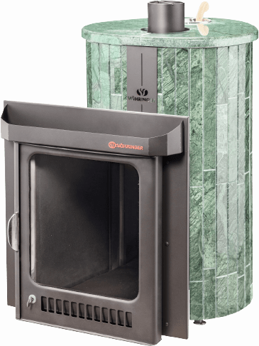 Дровяная печь Ферингер Оптима в ламелях