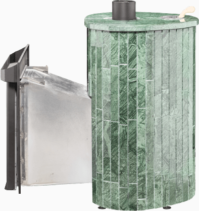 Дровяная печь Ферингер Оптима в ламелях