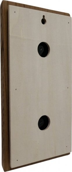 Термогигрометр EVEREST вертикаль, кедр (TG-01 black)