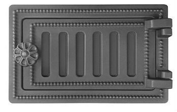 Дверка Везувий поддувальная ДП-2 (не герметичная,антрацит)