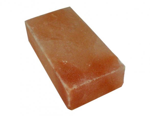 Кирпич из гималайской соли обработанный 20х10х5 см