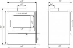 Печь-камин Варвара Гармония 807- Д