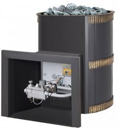 Газо-дровяная печь для бани Везувий Лава 18 (ДТ-3)
