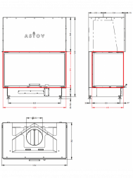 Каминная топка Астов П3С 10057