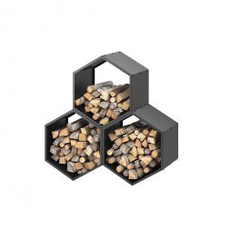 Дровница Везувий Соты 3 «black»