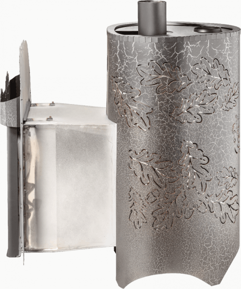 Дровяная печь для бани Ферингер Малютка в кожухе Лайн до 18 м³