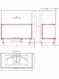 Каминная топка Астов П3С 12057