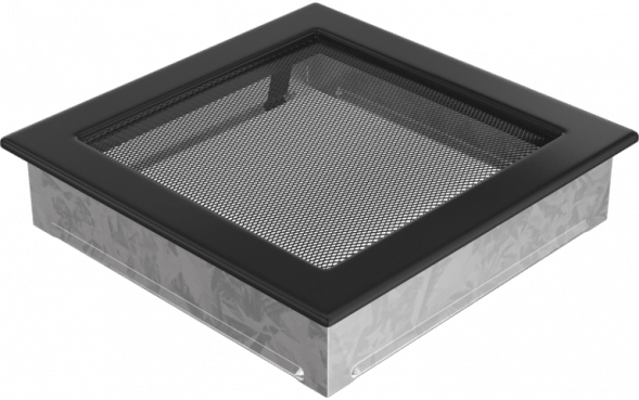 Вентиляционная решетка Kratki черная