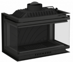 Каминная топка Echa Tech Font/700/LR 14 кВт, 738/X/451, трехстороннее стекло